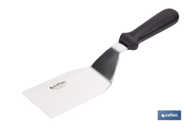 Cofan – Espátula Acodada de Acero Inoxidable | Ideal para Barbacoas, Parrillas y Planchas